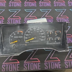 95-99 Chevy Silverado Suburban GMC Sierra OEM Speedometer Cluster  Miles OBS - Bild 1 von 9