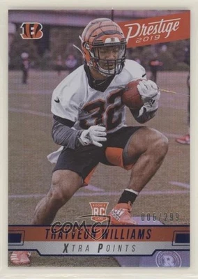 2019 Panini Prestige Xtra Points Blue /299 Trayveon Williams #261 Rookie RC - Image 1 of 2