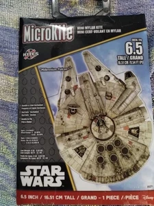 Disney Star Wars Microkite Mini Mylar Kites 6.5" Millennium Falcon Kite New - Picture 1 of 2