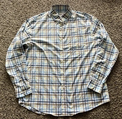 Jos A Bank Traveler Motion Shirt Mens Large Button Down Tailored Fit - Image 1 of 4