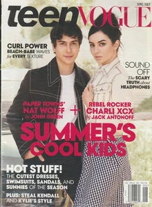 Teen Vogue Magazin Juni/Juli 2015 Nat Wolff - Charlie XCX - Sommer coole Kinder - Bild 1 von 1