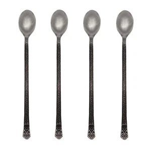Gourmet Settings Avalon 18/10 Stainless Steel Iced Beverage Spoon (Set of Four) - Picture 1 of 5