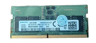 Samsung 8GB 1Rx16 PC5-4800B-SC0-1010-XT DDR5 Laptop Memory M425R1GB4BB0-CQKOL - Image 1 of 2