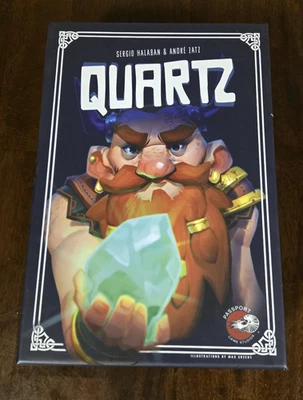 QUARTZ Push your luck Board Game Dwarf Mining Dwarves OOP Rare Excellent - Image 1 of 4