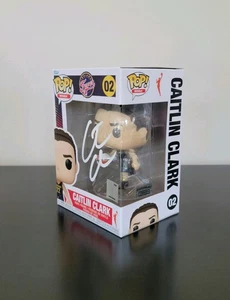 Caitlin Clark Signed Autographed Rookie Funko Pop Indiana Fever WNBA Holo & COA - Picture 1 of 7