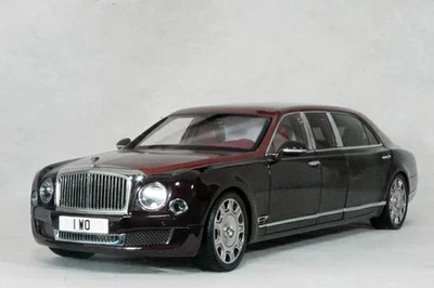 Almost Real 1/18 Bentley Mulsanne Grand Limousine by Mulliner Claret Red Diecast - Image 1 of 3