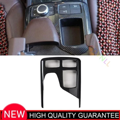 For Benz GL ML 2012~2015 ABS Carbon Fiber Middle Console Gear Shift Cover Trim — 第 1/4 张图片