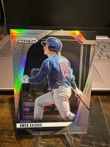 Béisbol Panini Prizm 2025 - Owen Caissie #89 Silver Prizm - Imagen 1 de 2