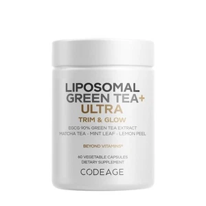 Liposomal Green Tea+ ULTRA Trim & Glow - 60 Vegetable Capsules (30 Servings) - Picture 1 of 10