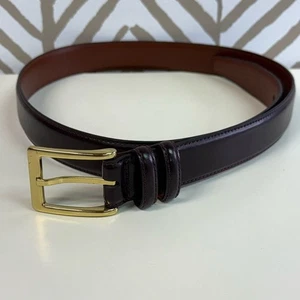 New Torino Brown European Tanned Cowhide Leather Belt Size 32 - Picture 1 of 6
