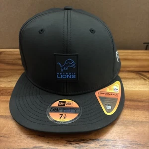 Detroit Lions New Era 2025 NFL Sideline 59FIFTY Fitted Hat Cap Black 7 7/8 - Bild 1 von 13