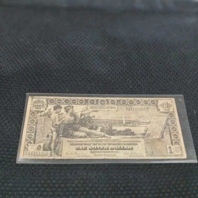 1896 $1 SILVER CERTIFICATE LARGE NOTE  Educational Series Fr#224 Gr: VG+/F A5306 - Image 1 of 2