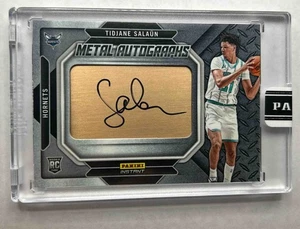 Tidjane Salaun 2024-25 Panini Instant NBA Metal Auto Hornets RC 2/5 - Picture 1 of 2