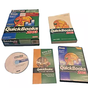 Intuit QuickBooks Basic 2003 With License For Windows 98/NT 4.0/2000/ME/XP Key - Picture 1 of 7