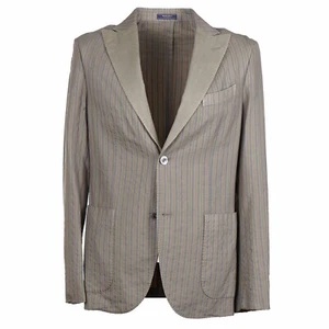 Boglioli Slim-Fit Wool Sport Coat with Contrast Cashmere Lapels 38R (Eu 48)  NWT - Picture 1 of 9