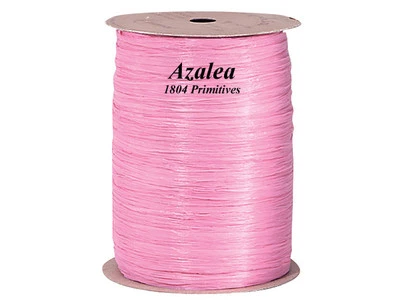 300 feet (100 yards) -- AZALEA PINK Wraphia / Raffia -- MATTE Ribbon - Image 1 of 2