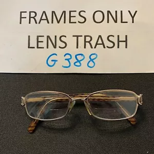 Burberry B 1015 1011 Semi Rim Eyeglasses Frame G388 - Picture 1 of 6
