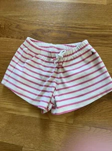 Zara girls Summer Pool shorts cotton pink white stripe 3-4 years - Picture 1 of 6