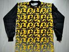 Football goalkeeper #1 Erima vintage shirt yellow 80`s-90`s size XL-XXL, KIN