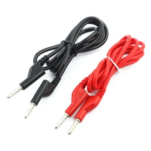Laboratory Power Supply 10A Banana Jack Audio Video Test Cable 1M Long Pair - Picture 1 of 2