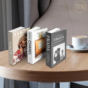 3 Piece Faux Books Decoration Decorative Home Decor Designer Set Aesthetic - Picture 1 of 10