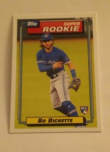 2020 Topps Throwback Thursday Topps Super Rookie SP Bo Bichette RC Blue Jays