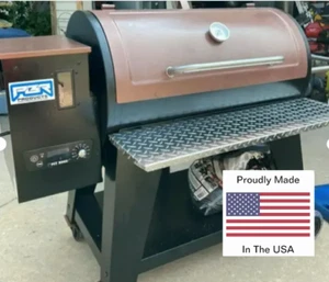 PBR Products Folding Shelf Pit Boss Austin XL 1000 Pellet Grill Shelf SILVER USA - Picture 1 of 3