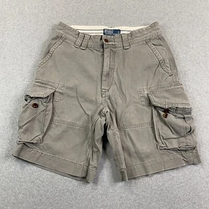 Pantalones Cortos Carga Polo Ralph Lauren Para Hombres 30 Clásicos Chinos Gris Algodón Envejecido Trabajo - Imagen 1 de 18