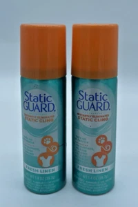 2 Static Guard frischer Leinenduft beseitigt statisches Anhaften 1,4 Unze - Bild 1 von 3