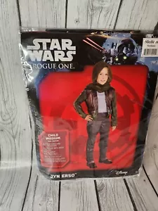 Disney Star Wars Rogue One Jyn Erso 3 Piece Set Costume Child Medium (8-10) NEW - Picture 1 of 4