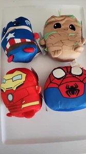4er Pack Cuutopia Captain America Groot Iron Man Spider-Man - Bild 1 von 9