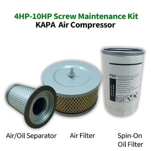 Ail/Oil Filter Oil Separator , Maintenance Kits For KAPA 4-10HP Air Compressor - Picture 1 of 10