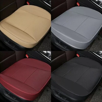 Luxury Leather Car Seat Cover Front Bottom Seat Chair Comfort Cushion Protector - Image 1 of 4