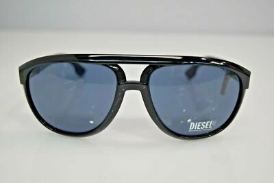 Очки солнцезащитные Diesel Pilot черные DL0087 col.01V негабаритные 61-17-140 - Изображение 1 из 4
