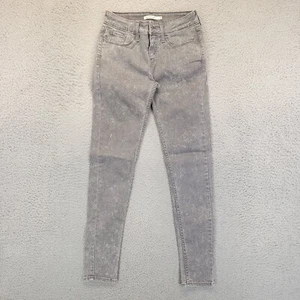 Levi's Jeans Damen Größe 28 (eigentlich 26x29) Grau 535 Super Skinny Freizeit Denim - Bild 1 von 19