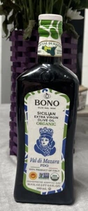 Bono Organic Sicilian Extra Virgin Olive Oil (Val di Mazara PDO / 16.9 oz.) - Picture 1 of 4