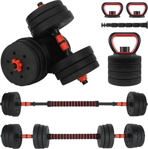 Meteor Essential Barbell Set - Entry Level Dumbbell Set Home Gym Dumbbell - Picture 1 of 7