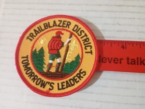 Trailblazer District Tomorrow's Leaders BSA Boy Scouts Of America Badge Patch - Picture 1 of 3