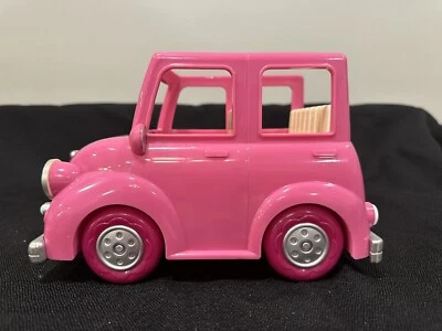 Battat Lil Woodzeez Happy Camper Calico Critters Replacement Jeep Car Pink EUC - Image 1 of 4