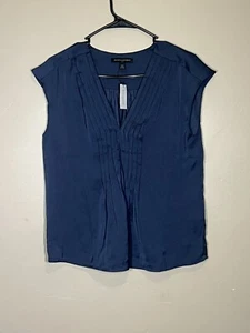 Banana Republic weiche plissierte Bluse Damen XS Neu mit Etikett  - Bild 1 von 2