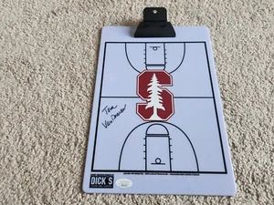 Tara VanDerveer Autographed Stanford Cardinal Clipboard JSA COA - Picture 1 of 4