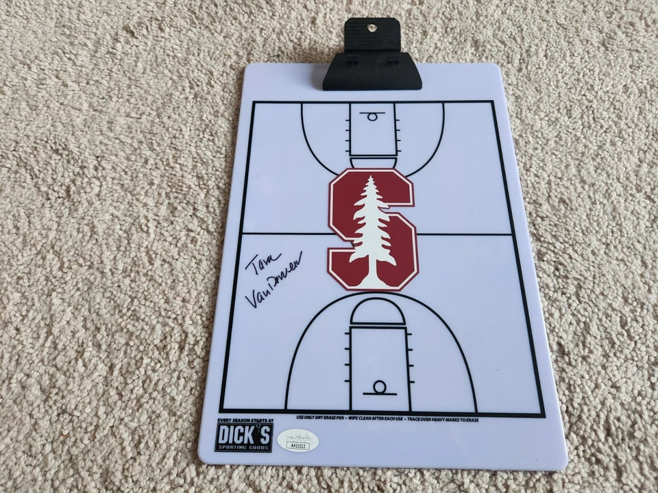 Tara VanDerveer Autographed Stanford Cardinal Clipboard JSA COA - Image 1 of 4