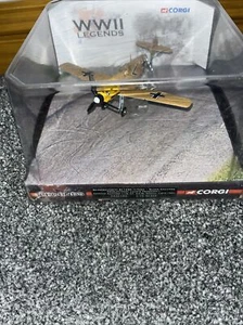 NEU CORGI AA32105 MESSERSCHMITT Bf 109E-7/TROP BLACK CHEVRON 'LUDWIG FRANZISKET - Bild 1 von 6