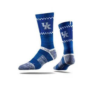 NCAA Men's Kentucky Wildcats Strideline Crew Socks, Blue, One Size - Picture 1 of 1