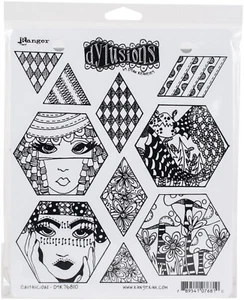 Dyan Reaveley's Dylusions Cling Stamp - QUILTALICIOUS DYR76810 (Retired) - Imagen 1 de 1