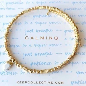 Keep Collective gold HOWLITE (calming) Inspo-Wrap , retired/nip! - Picture 1 of 5