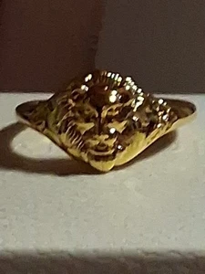 Pandora Authentic Brand New Game Of Throwns Lannister Lion Signet Ring Size  7 - Picture 1 of 18
