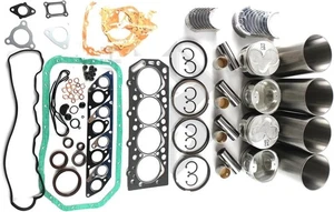 For Hyundai Forklift Models HC20-35H1 H100 D4BA Engine Overhaul Rebuild Kit - Picture 1 of 9