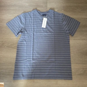Janie and Jack Striped Henley Tee Size 10 Blue stripe - Picture 1 of 2