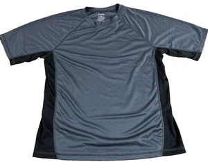Kanu Sport Grey & Black Men’s Large Short Sleeve Shirt RN# 99291 Malaysia Made - Picture 1 of 10